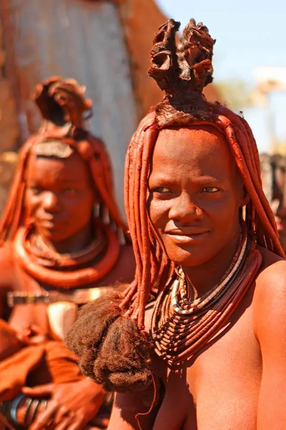 The hair style of Himba women depends on their social status
