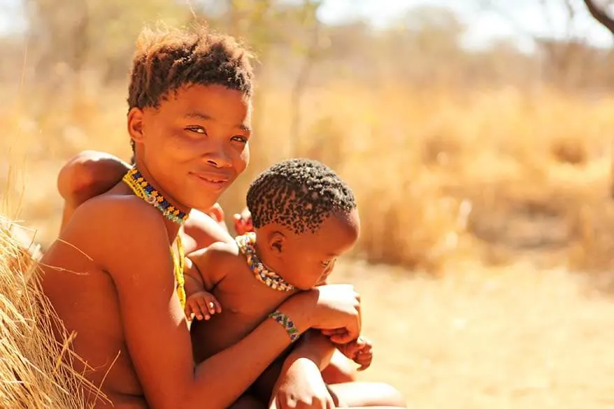 Visiting the San tribe at Erindin Private Game Resort in Namibia