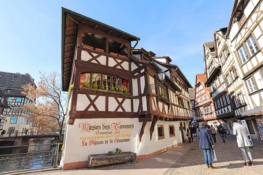 Maison des tanneurs in La Petite France district Strasbourg