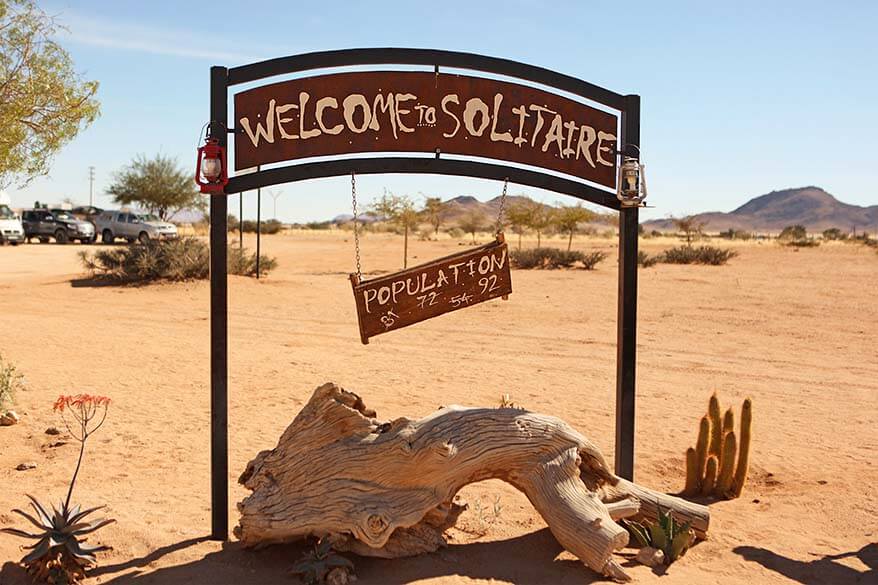 Solitaire is one of the best places to visit in Namibia