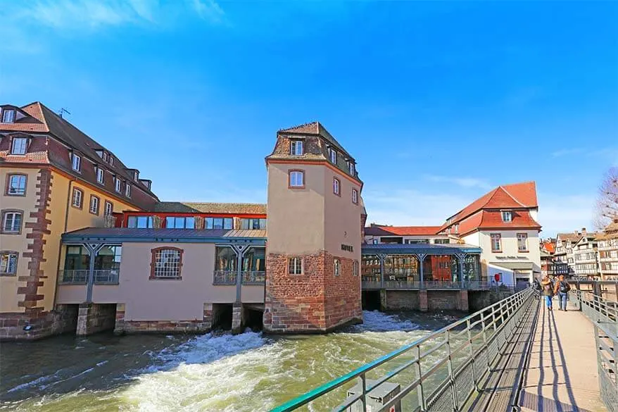 The lock at La Petite France Strasbourg