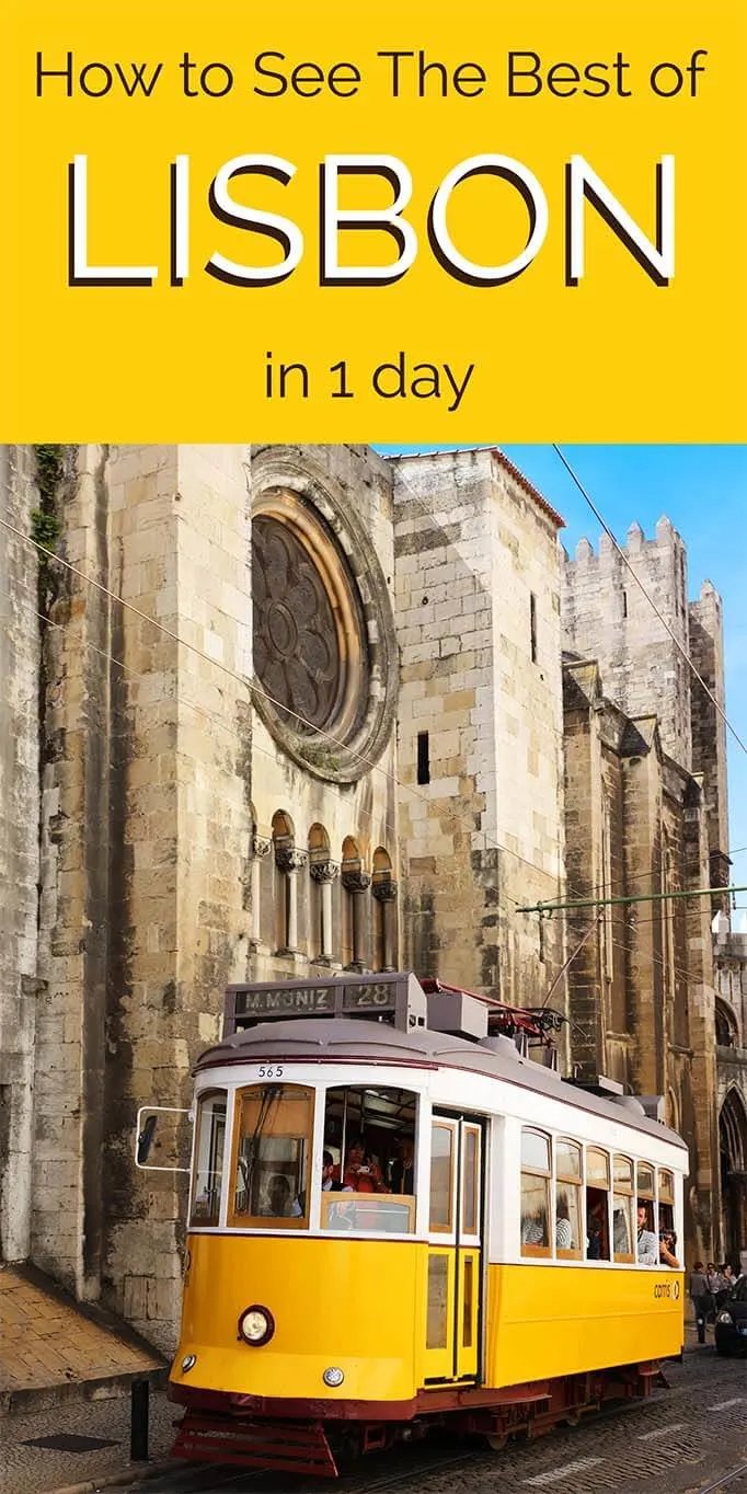 How to spend a perfect day in Lisbon Portugal. See the main highlights of Baixa, wander the narrow streets of Alfama, take Santa Justa elevator and end the day in Lisbon with a sunset sailing cruise on Tagus river. Find all of this and much more in this guide to the best of Lisbon!