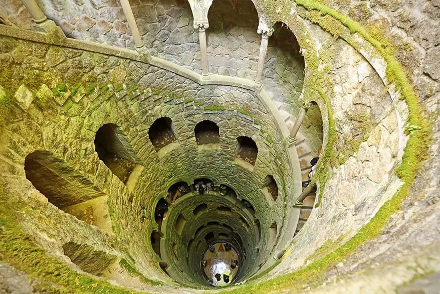 Initiation Well at Quinta de Regaleira in Sintra Portugal