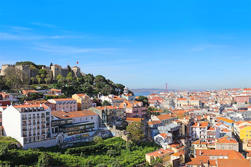 Miradouro da Graça viewpoint in Lisbon