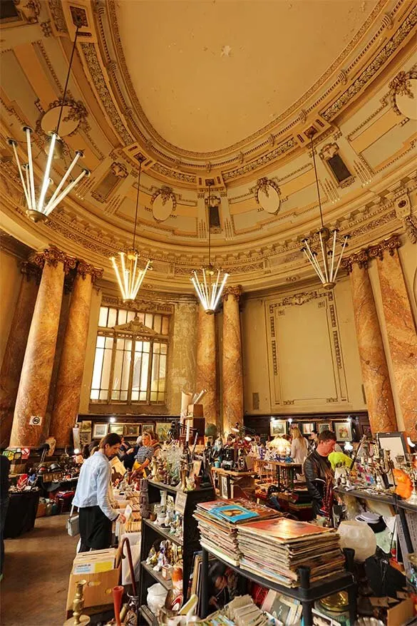 Antiquities market at Bazar in the center of Bucharest