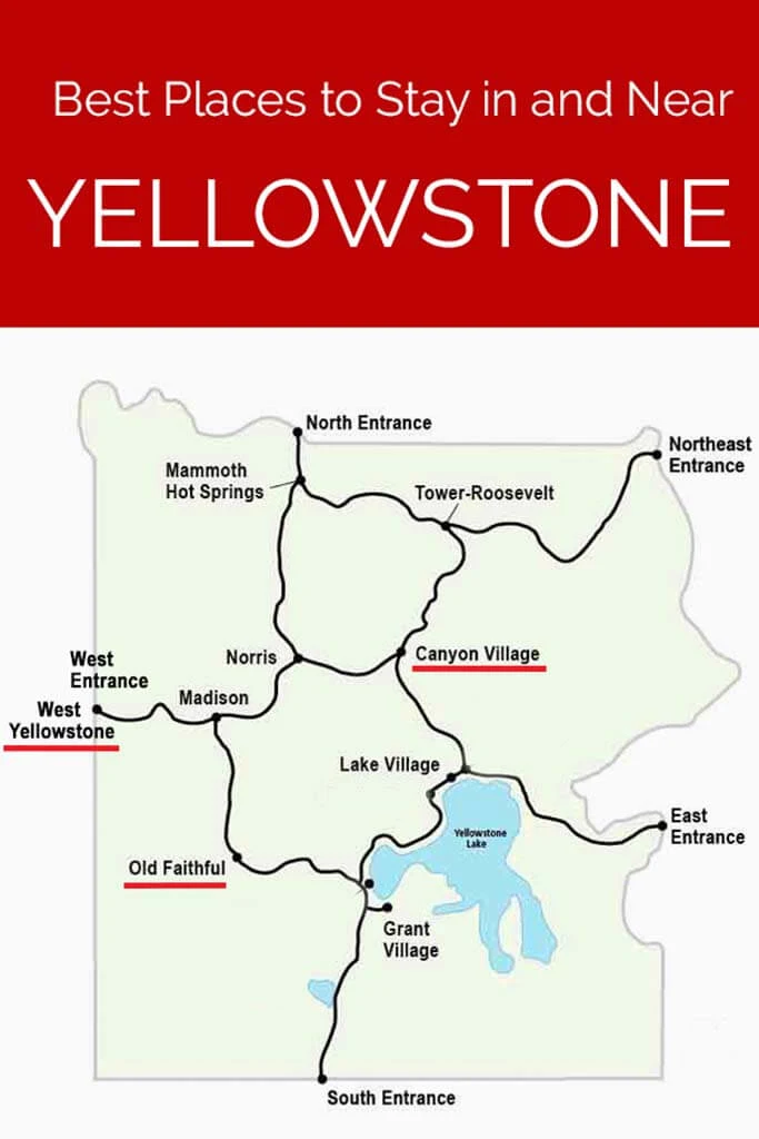 Best places to stay in and near Yellowstone National Park
