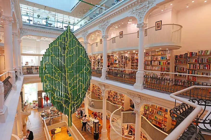 Carturesti Carusel bookstore in Bucharest Romania