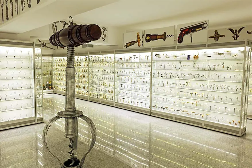 Largest corkscrew collection in the world in Bucharest Romania