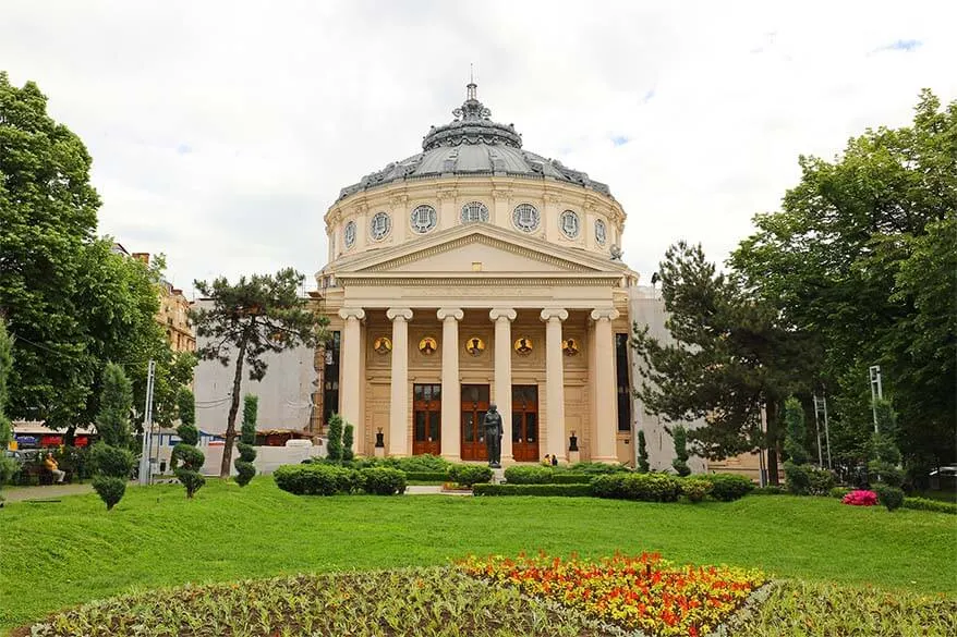 Romanian Athenaeum - one of the best places to see in Bucharest