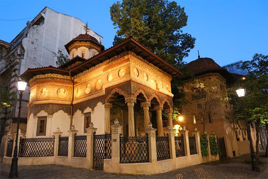 Stavropoleos Monastery is undoubtedly one of the highlights of Bucharest