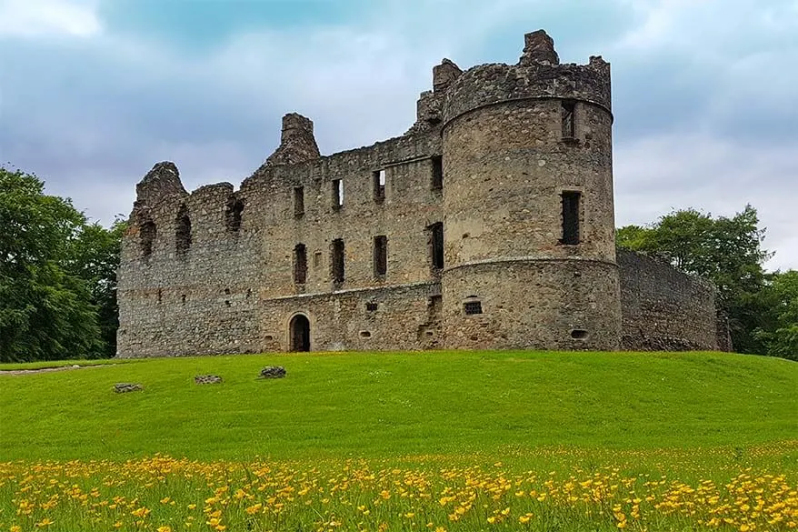 Balvennie Castle in Scotland