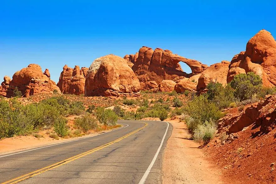 Skyline Arch in Arches National Park