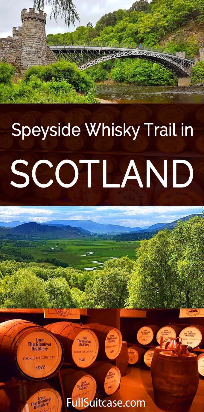 Speyside whisky trail 3-day tour from Edinburg in Scotland. Visit the most famous single malt whisky distilleries, landmarks, and much more. Find out!