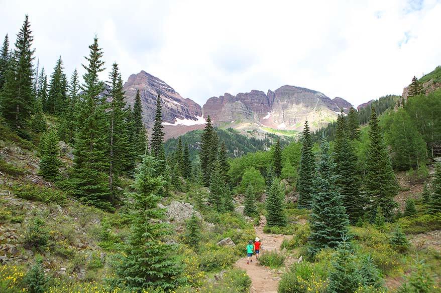 The last section of Crater Lake Trail