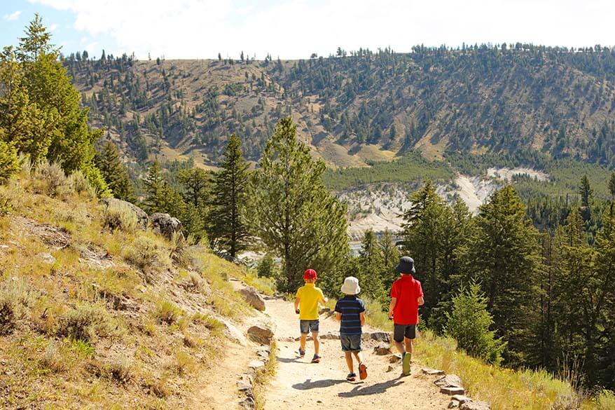 Hiking in 2025 yellowstone in june