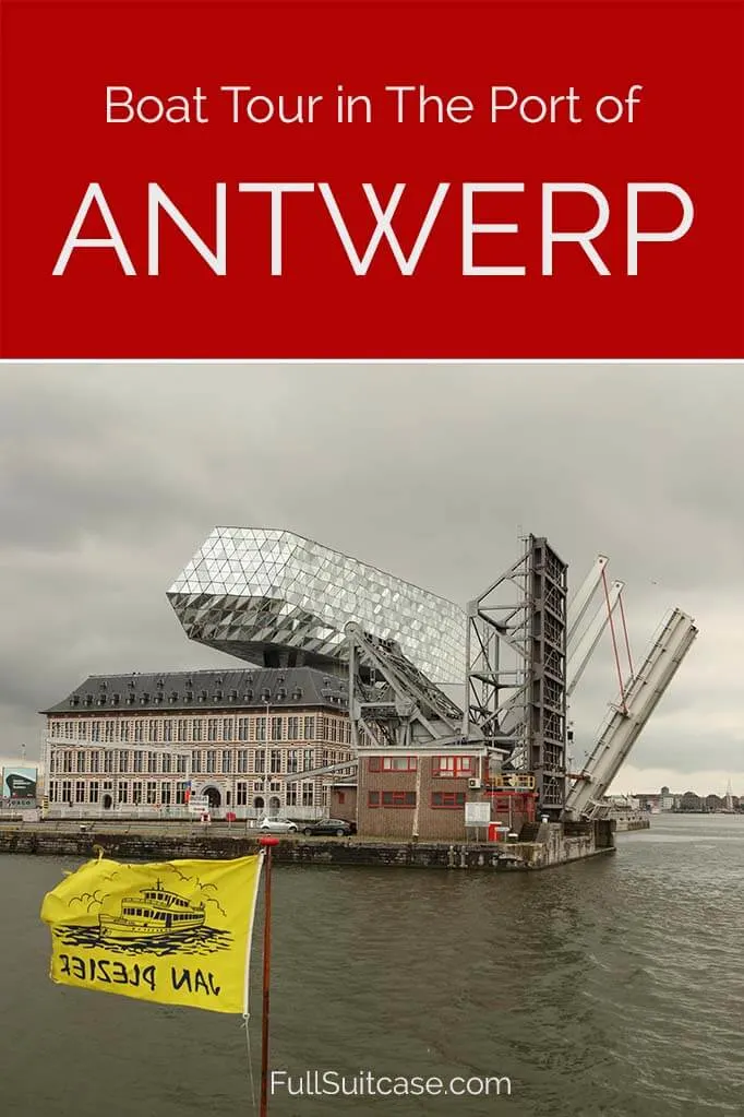 Discover a different side of Antwerp, Belgium, by taking a boat tour of the harbour
