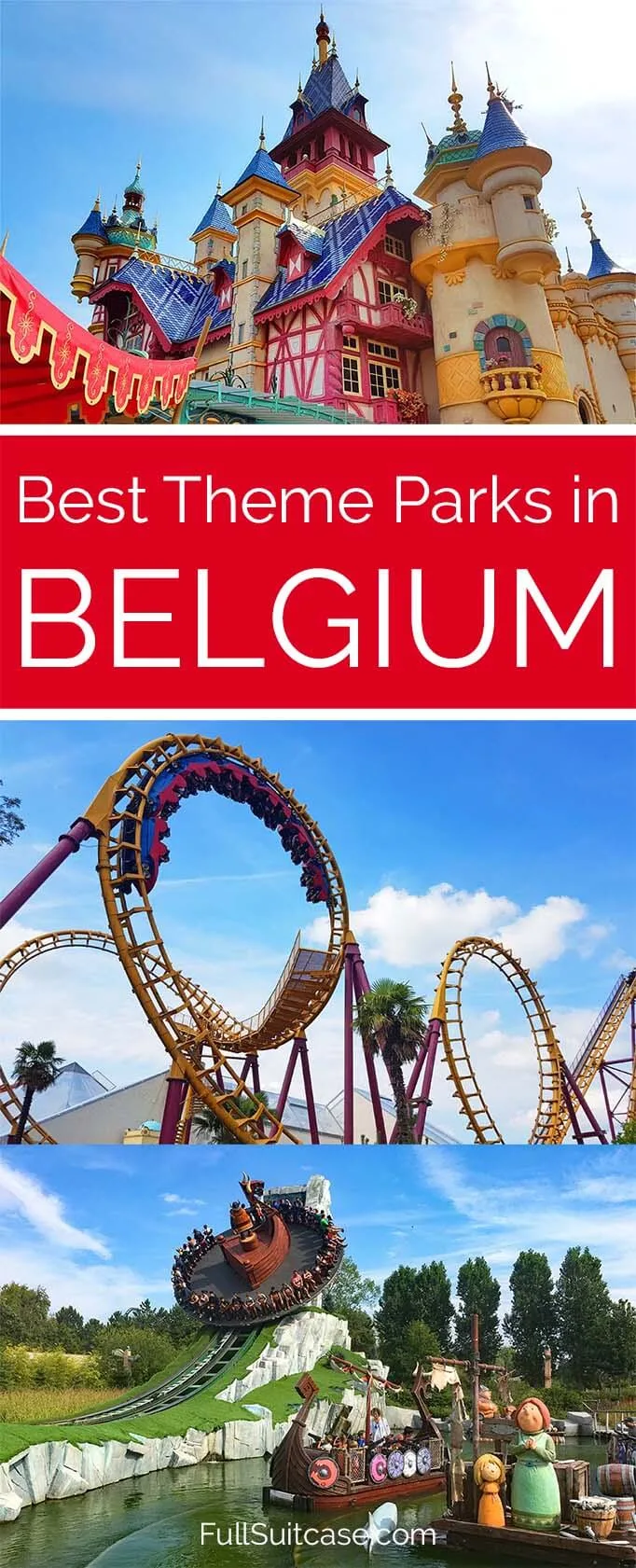 Complete list of the very best theme parks in Belgium- amusement parks, best rides, animal parks and more..