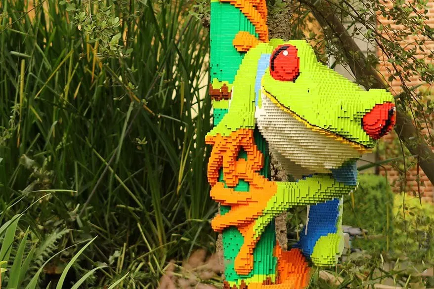 Planckendeal Art With Lego colorful frog