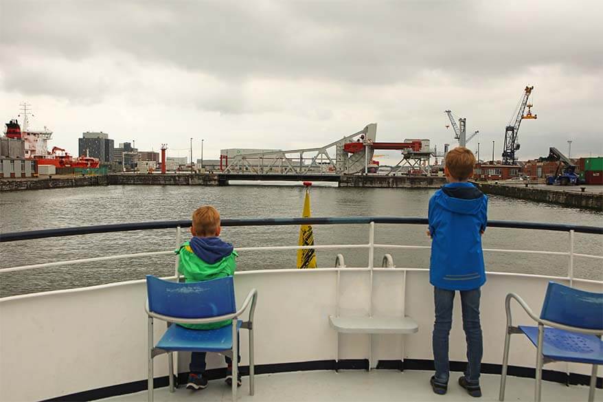 Port of Antwerp boat tour is nice to do for families with kids as well