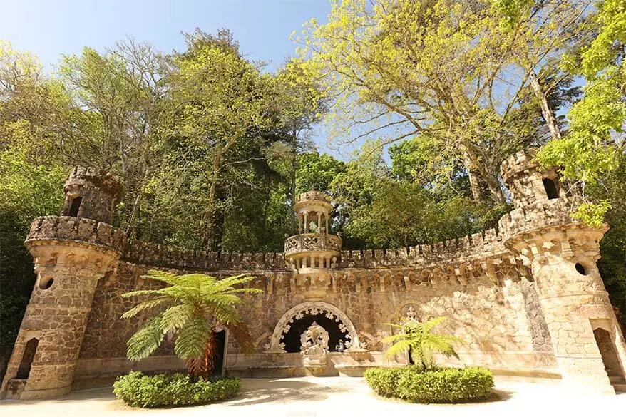 Explorig the gardens of Quinta da Regaleira in Sintra Portugal