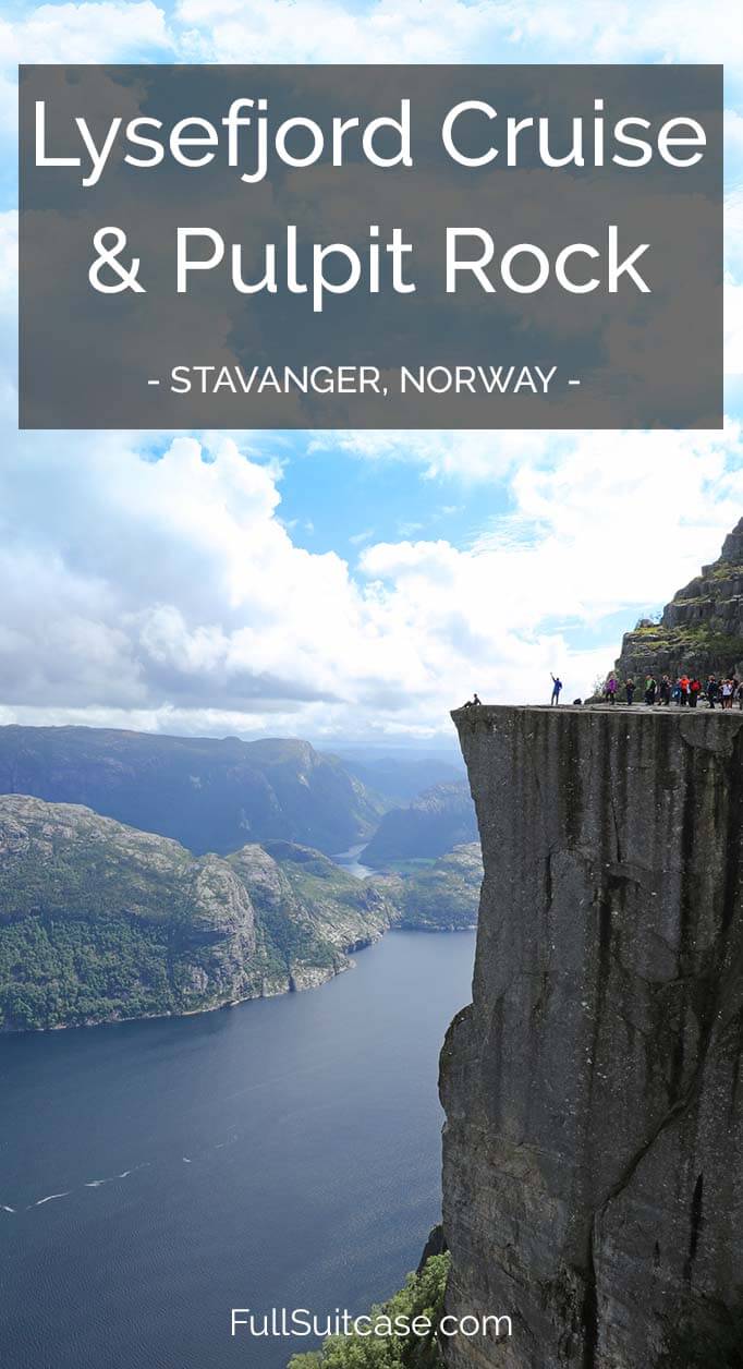 How to do both - Lysefjord cruise and the Pulpit Rock (Preikestolen) hike from Stavanger in one day. See two iconic highlights of Norway in just one day!