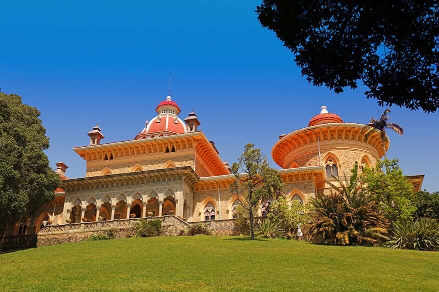 Monserrate Palace in SintraPortugal