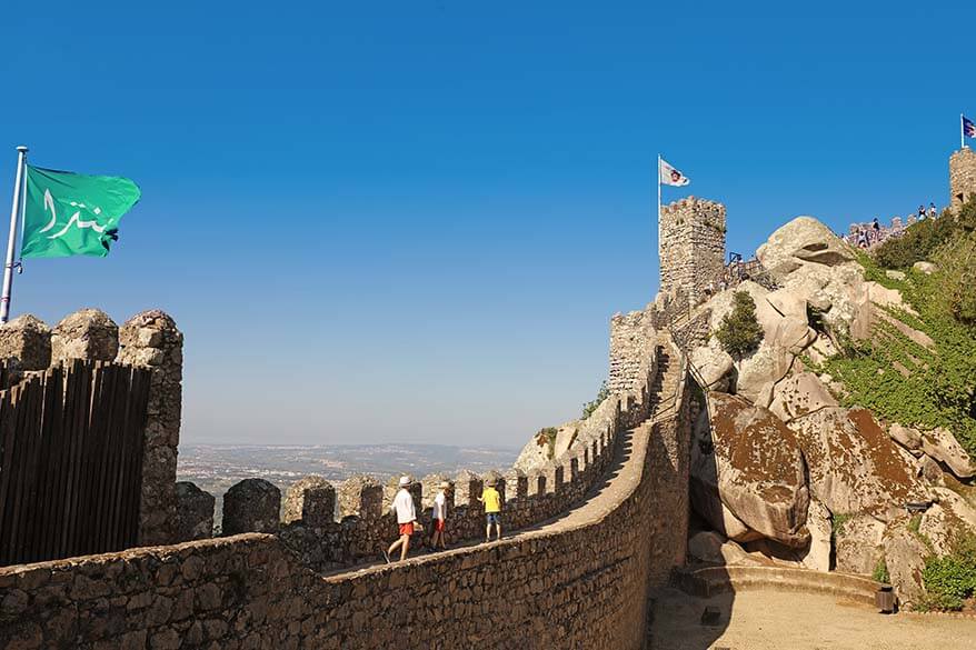The Moorish Castle is not to be missed when in Sintra Portugal