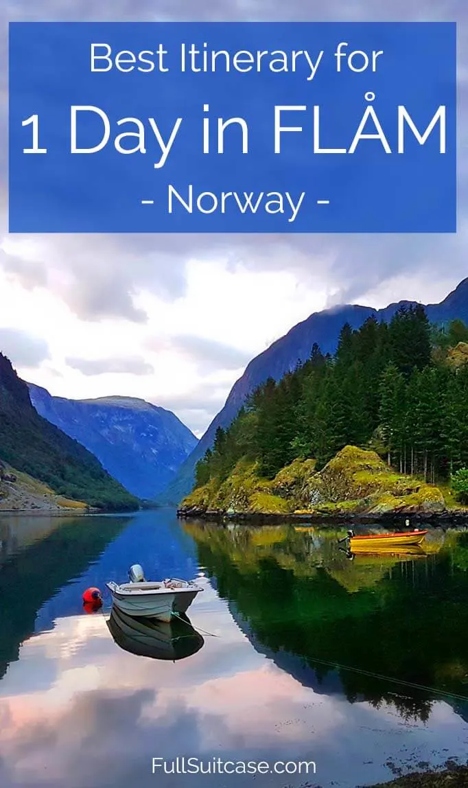 Best one day itinerary for Flam area in Norway. #Flam #Norway
