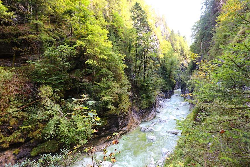 Kaiser Gorge (Kaiserklamm) in Brandenberg Austria