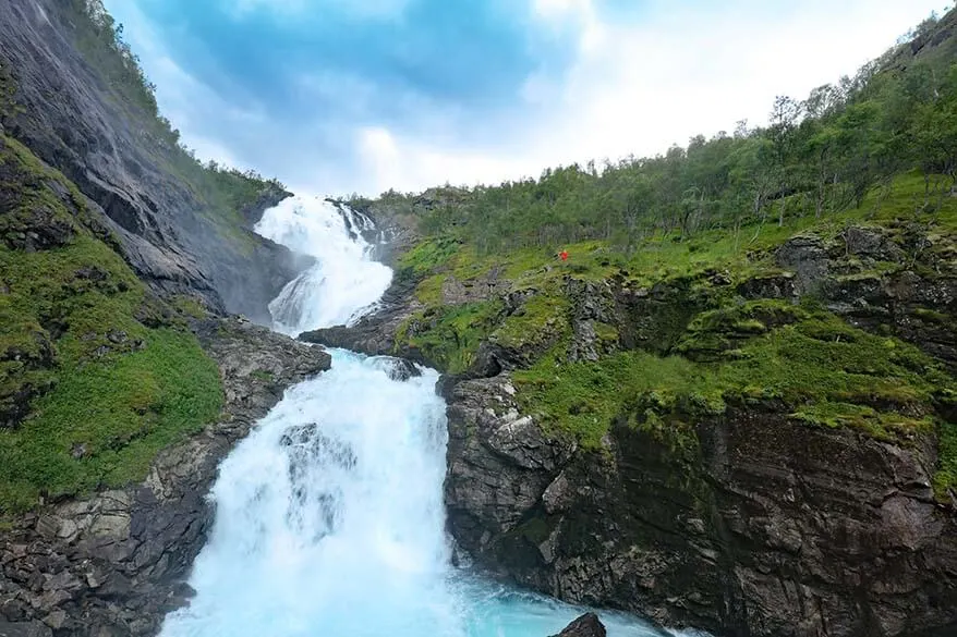 Kjosfossen waterfall - Flam railway Norway