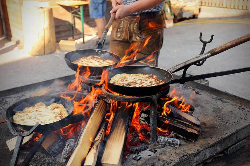 Traditional Austrian pancakes - melchermuas