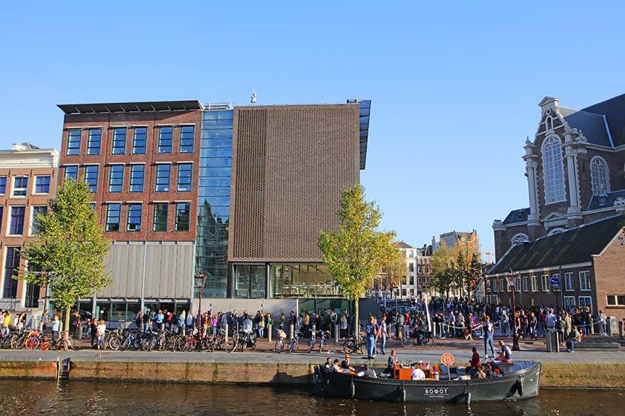 Anne Frank house in Amsterdam