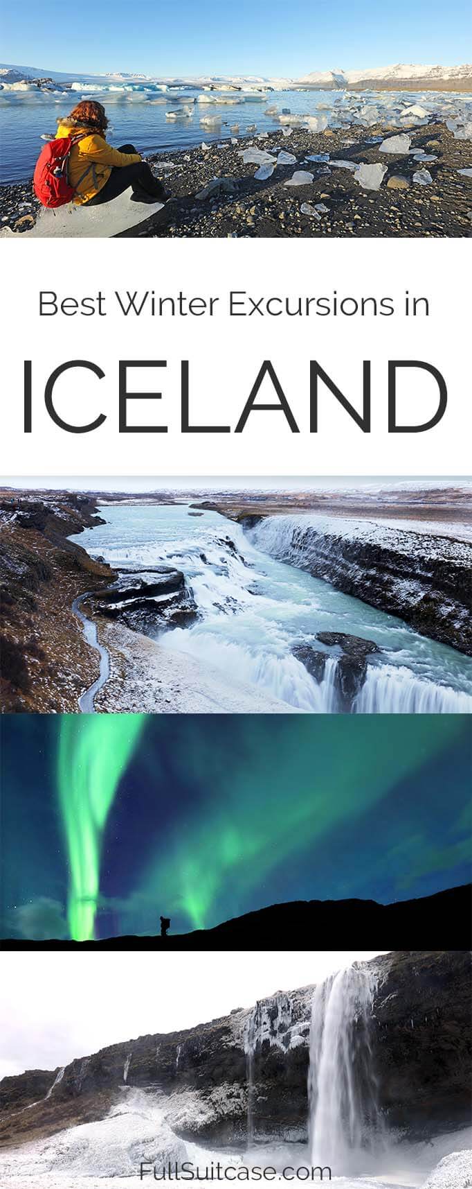 Best Iceland winter tours, excursions and day trips from Reykjavik #Iceland #winter #trip