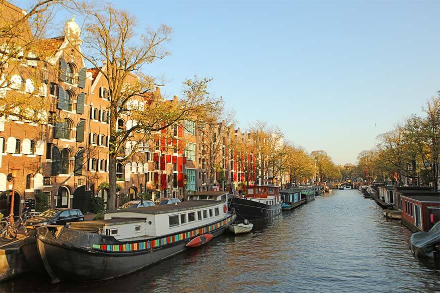 Brouwersgracht canal in Amsterdam