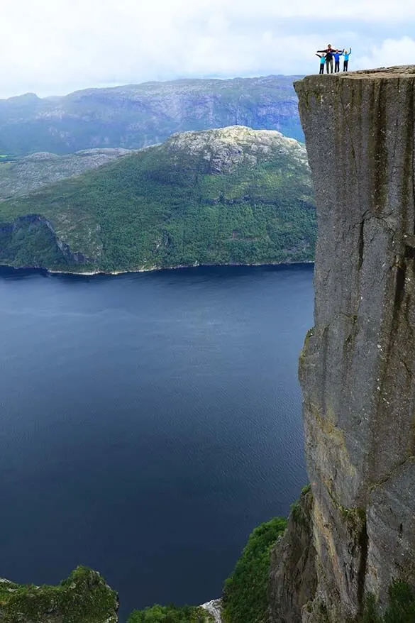 The Pulpit Rock hike in Norway with kids