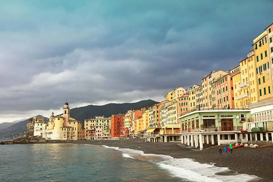 Camogli is one of the most beautiful towns along Ligurian Coast in Italy