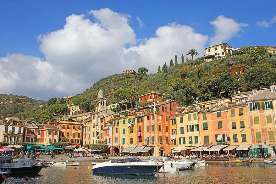 Portofino is the most picturesque village on the Itaian Riviera