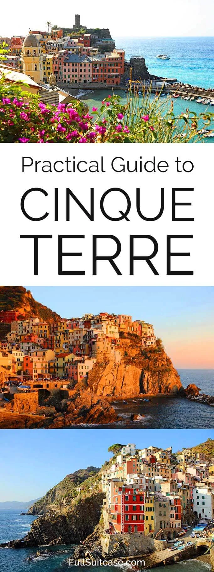 Practical information for visiting Cinque Terre villages in Italy #CinqueTerre #Italy