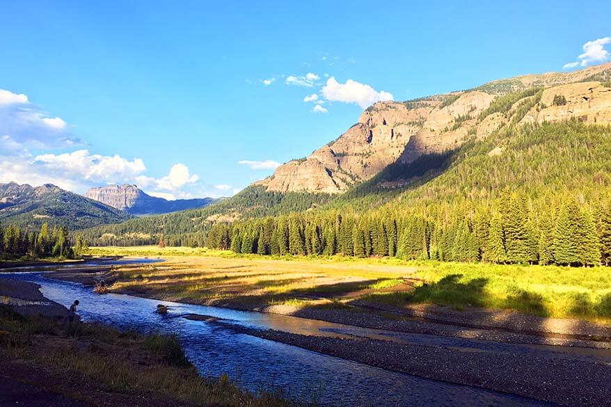 Lamar Valley in Yellowstone National Park