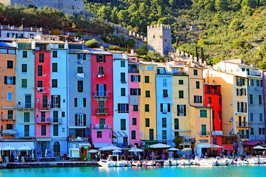 Colorful buildings of Porto Venere Italy