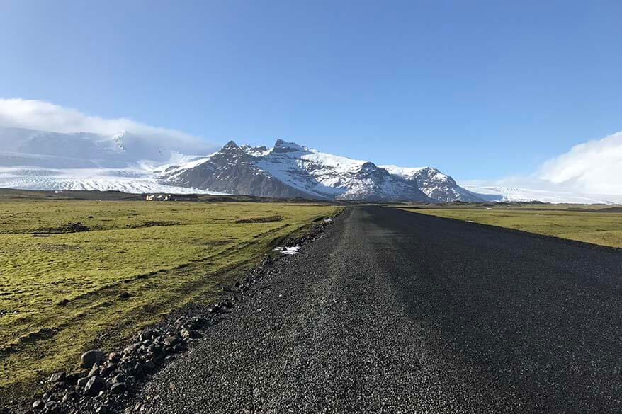Driving in Iceland - the roads in March