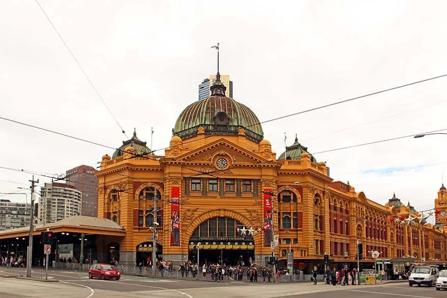 Flinders Street Station in Melbourne Australia