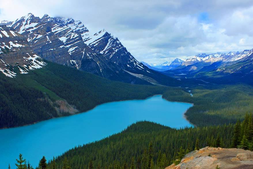 Icefields Parkway is one of the most scenic roads in Canada