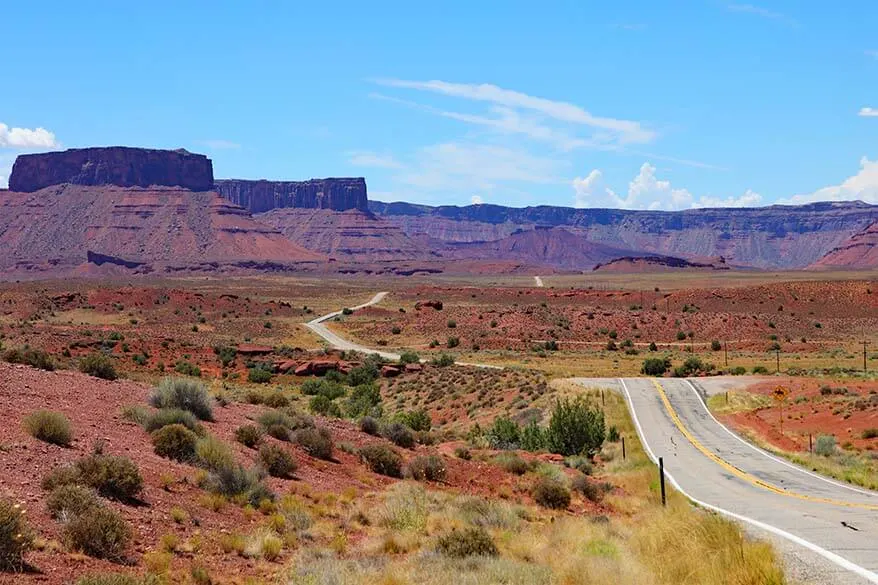 Most scenic byway of Utah - State Route 128