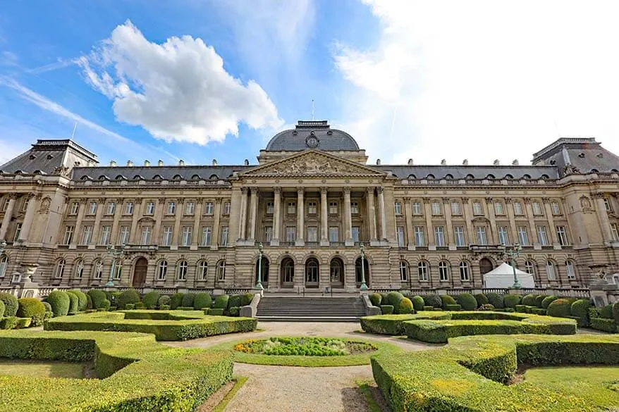 Royal Palace in Brussels Belgium