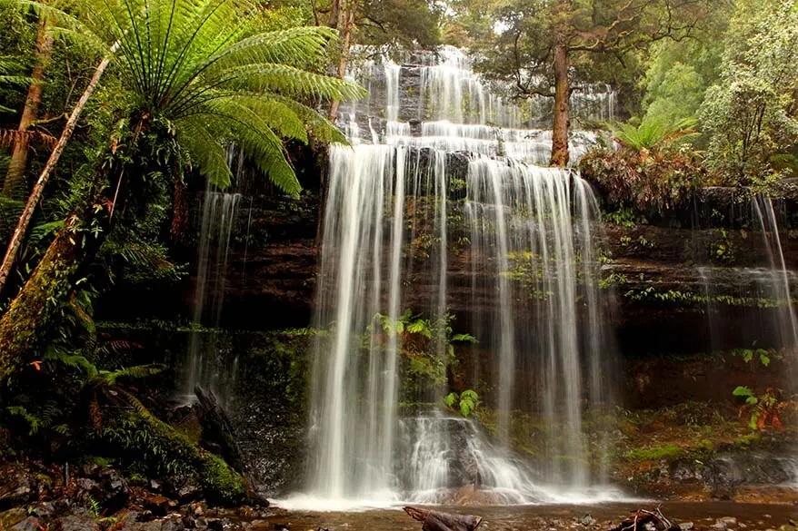 Russell Falls at Mt Field National Park in Tasmania