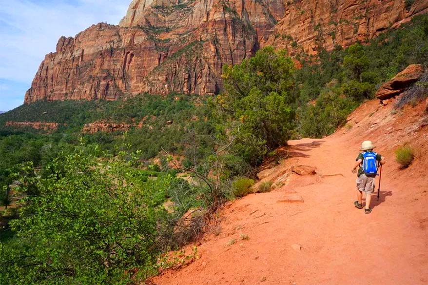 Zion NP is great for families with kids