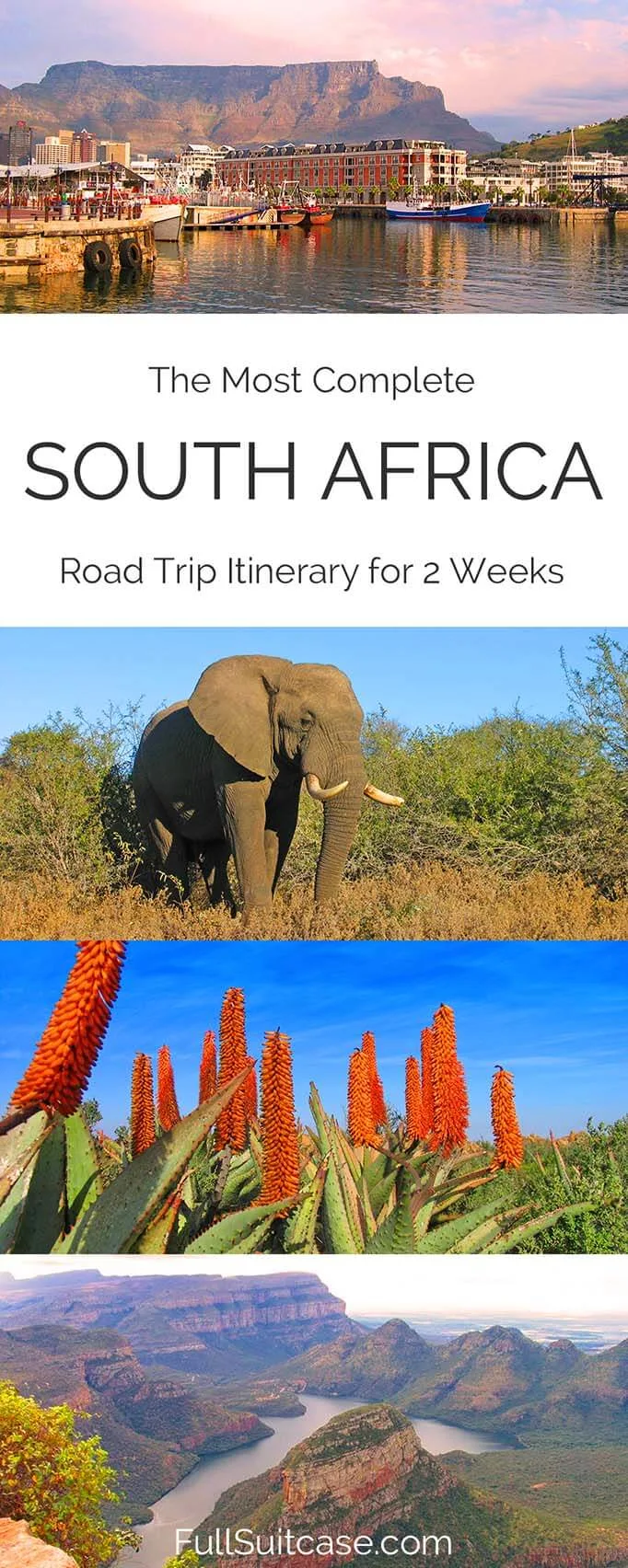 Complete South Africa road trip itinerary. See the best of South Africa in 15 days