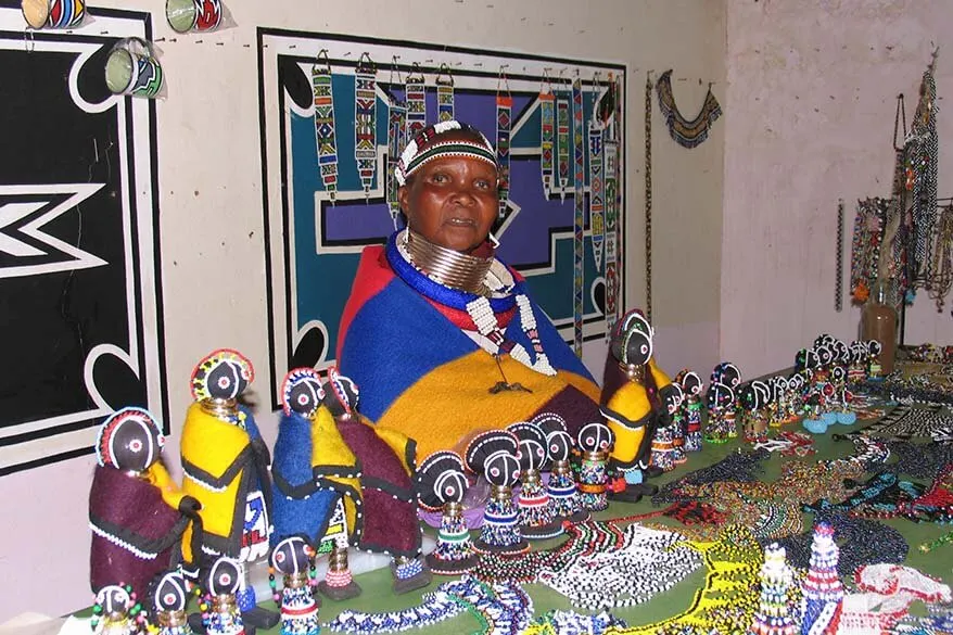 Ndbele tribe cultural village in Botshabelo South Africa