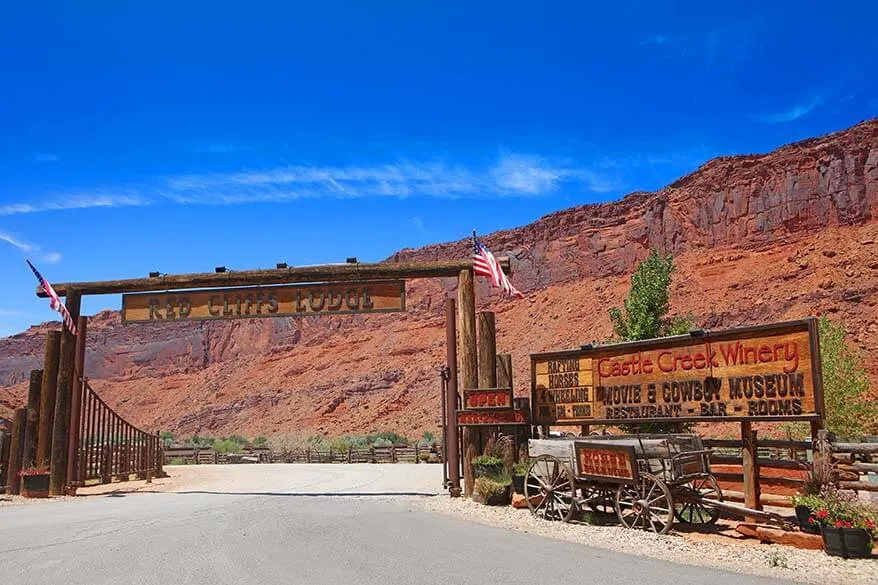Red Cliffs Lodge is one of the most scenically located hotels near Moab in Utah